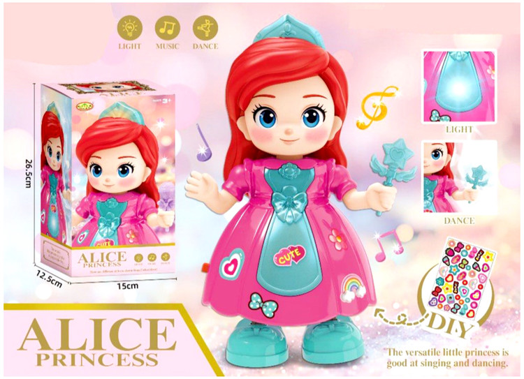 عروسک پرنسس موزیکال کد: 48B-286