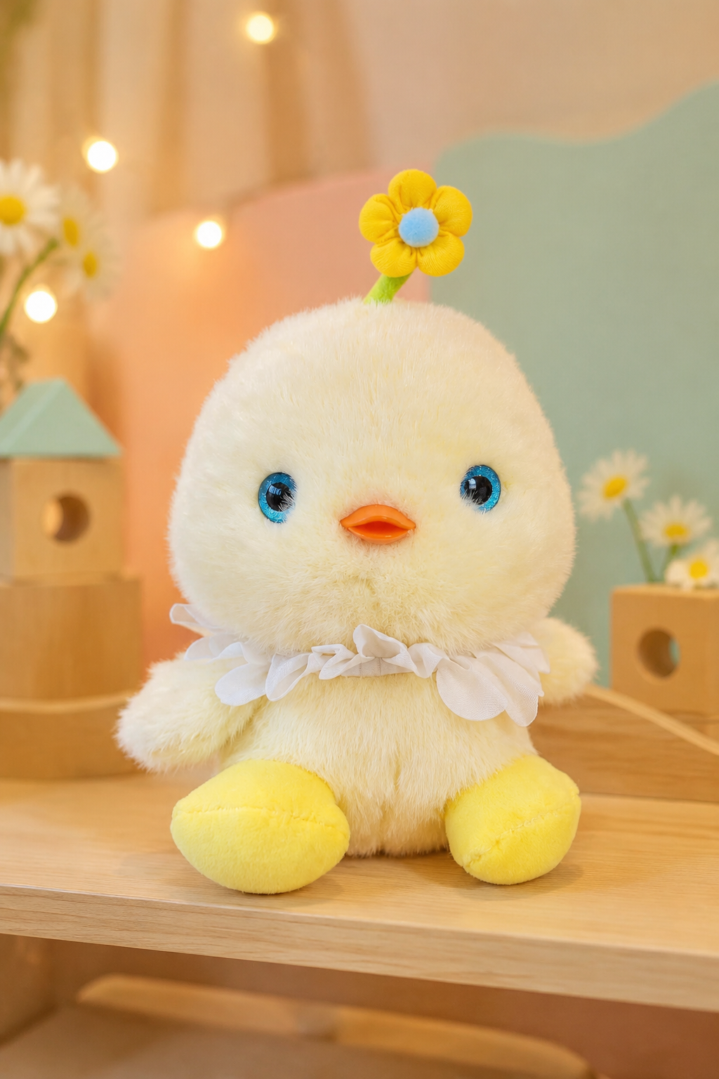 عروسک جوجه گل‌به‌سر ۲۰ سانتی‌متر