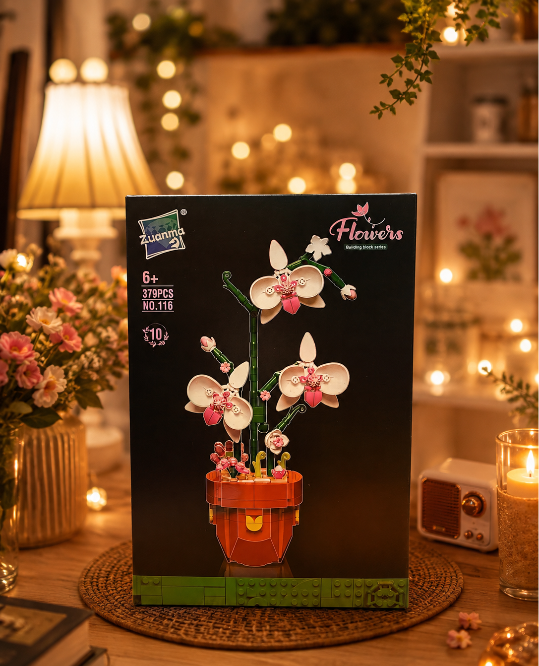 لگو گل ارکیده پروانه‌ای ۳۷۹ قطعه کد: ۱۰-۱۱۶