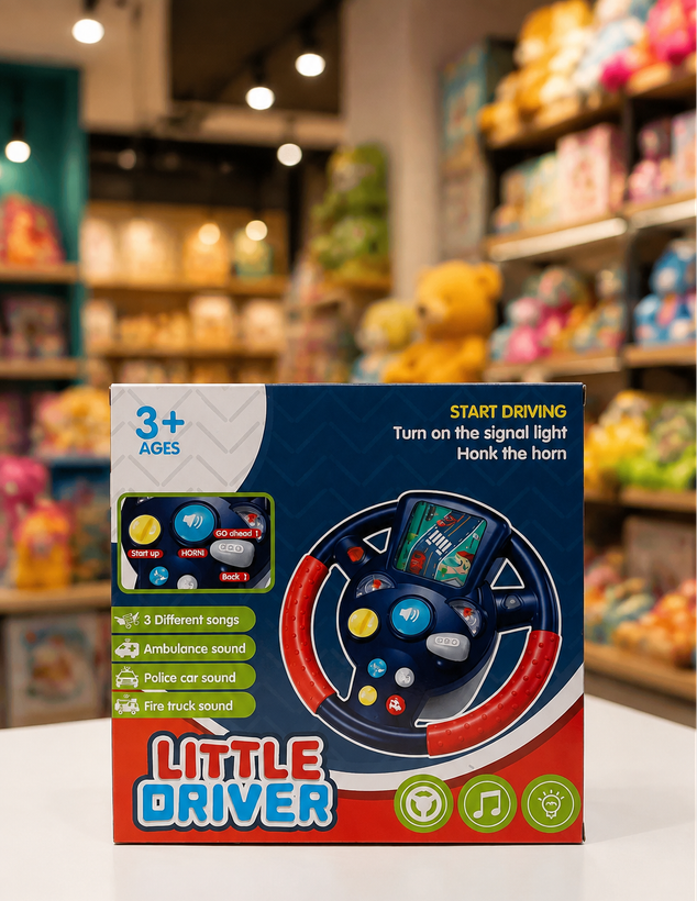 فرمان موزیکال کودک مدل Little Driver