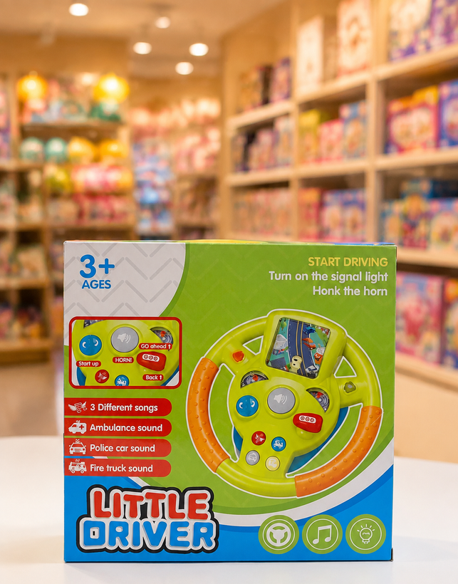 فرمان موزیکال کودک مدل Little Driver