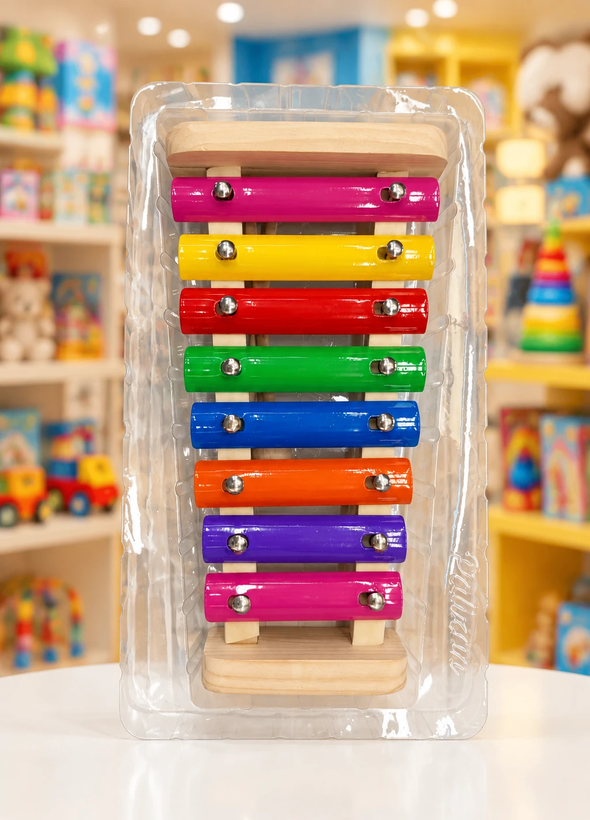 بلز چوبی 8 نت کد: 8NOTES WHIT 2MALLETS