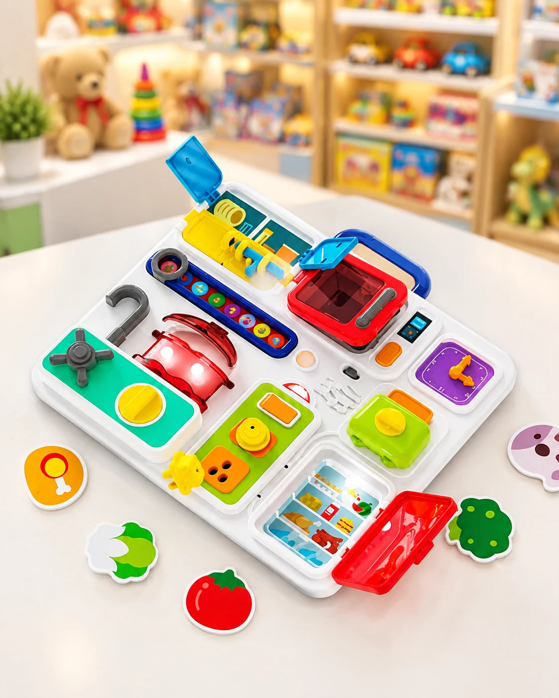 برد آموزشی (Busy Board) مدل آشپزخانه Huanger