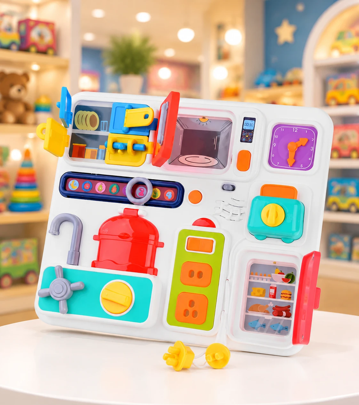 برد آموزشی (Busy Board) مدل آشپزخانه Huanger