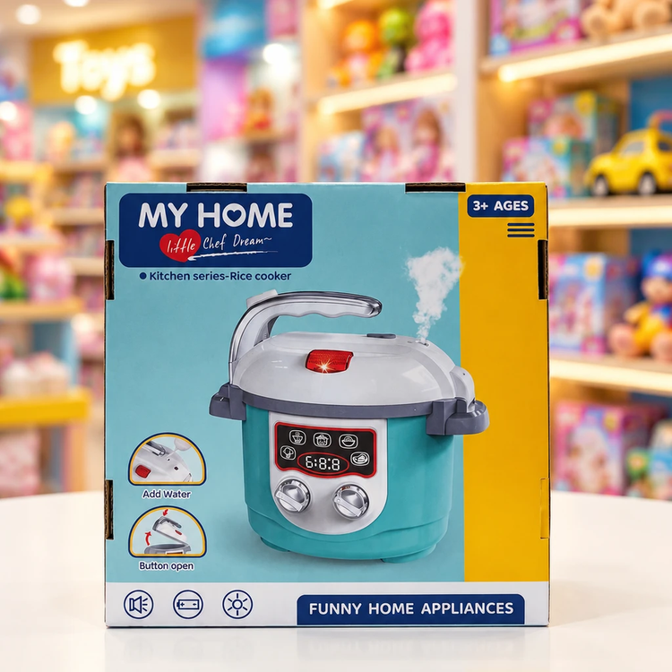 بخارپز موزیکال و چراغدار مدل MY HOME کد: 3284