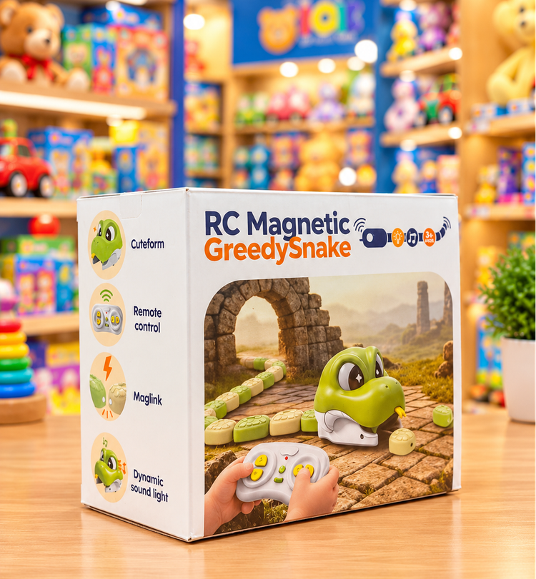 مار کنترلی مغناطیسی یک عددی RC Greedy Snake مدل 537-401